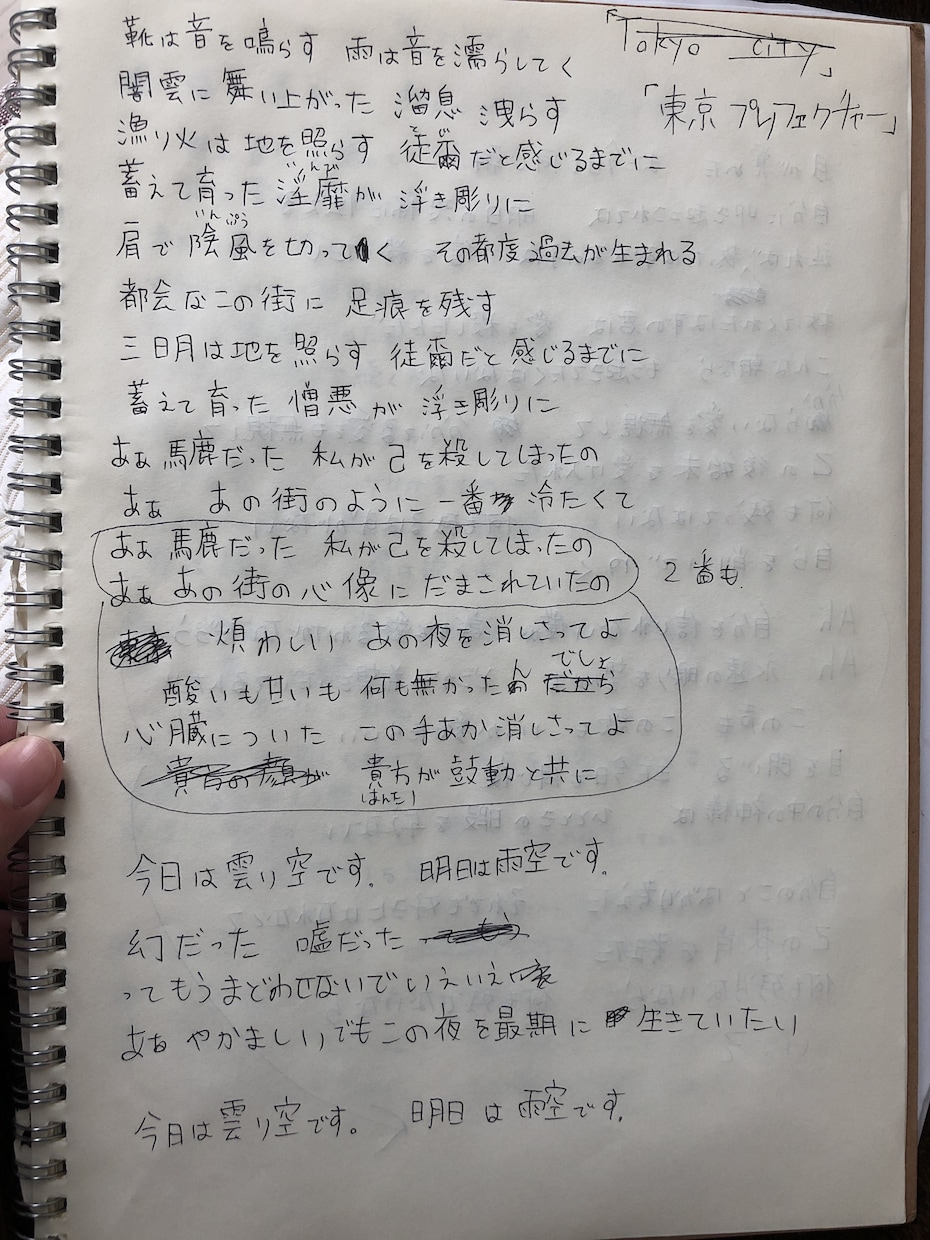 バンドや個人アーティスト様へ歌詞を書きます ロックやバラードなど多種多様な作詞。 イメージ1