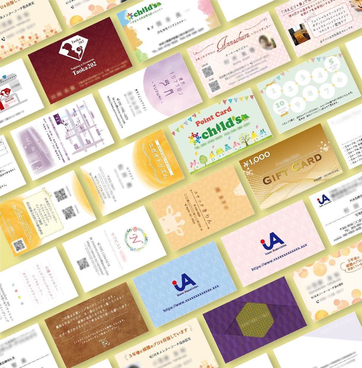 名刺／カード　デザインいたします お仕事やプライベート用の名刺をお作りします！ イメージ5