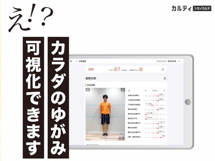 現役整体師があなたの姿勢を診断します ＼姿勢チェックの新常識／肩こり・腰痛に悩むあなたへ イメージ1
