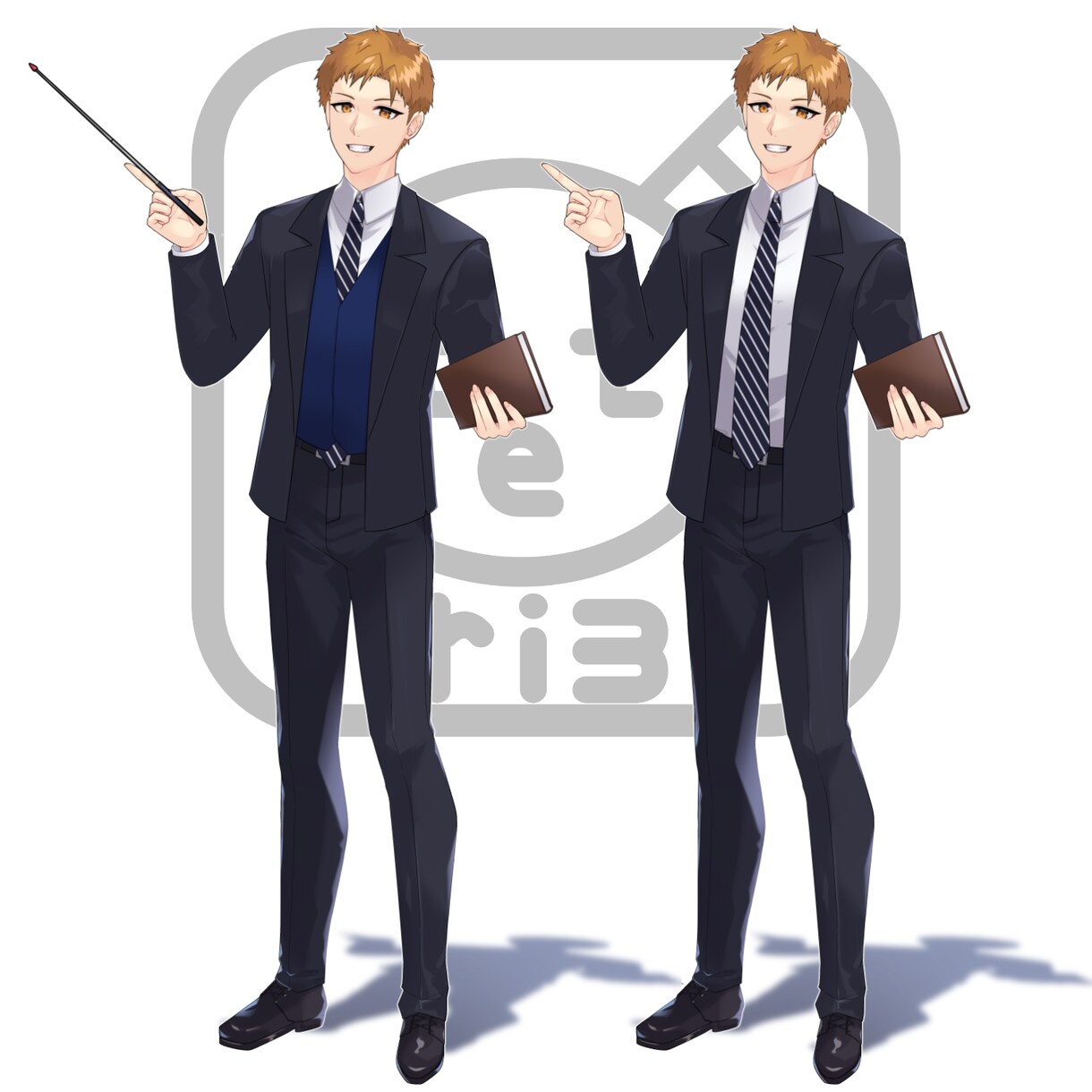 オリジナルの立ち絵描きます SNSで活動で使うキャラクターイラスト制作承ります！！ イメージ8