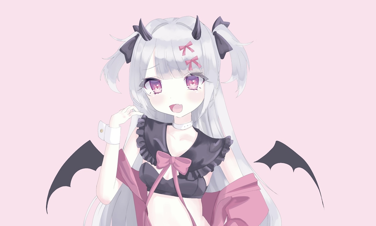 小悪魔・天使萌え萌え系描きます 理想のかわいいを、丁寧に描きます。 イメージ1