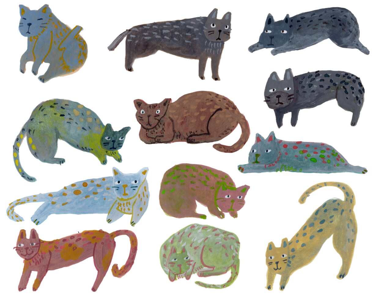 ほのぼのとした動物の絵を描きます 印象に残る素朴な絵で挿絵やアイコンにも イメージ9