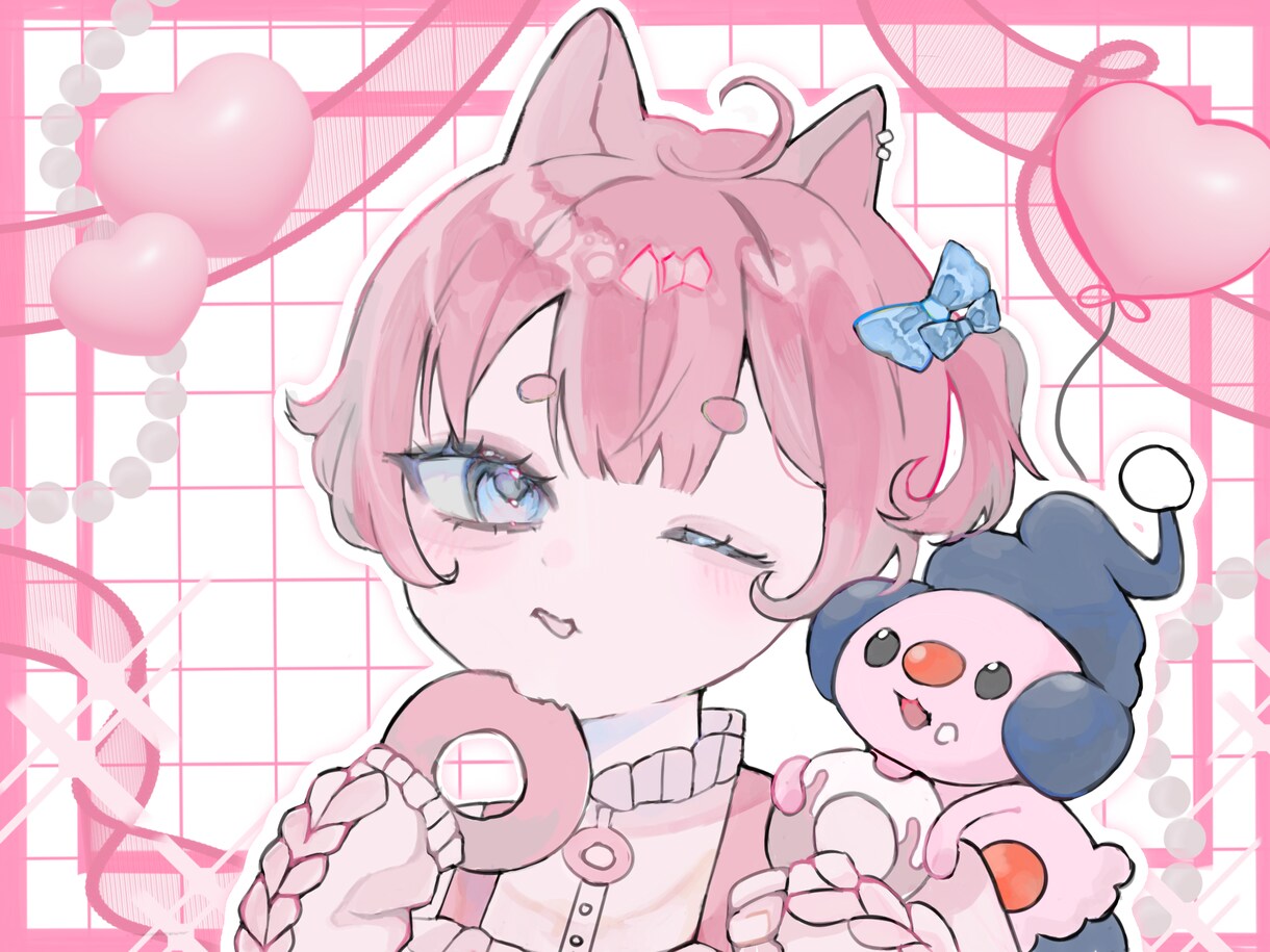 夢絵、アイコンイラスト、立ち絵等お描きします 厚塗り風のあなただけのイラストお描きします！ イメージ1
