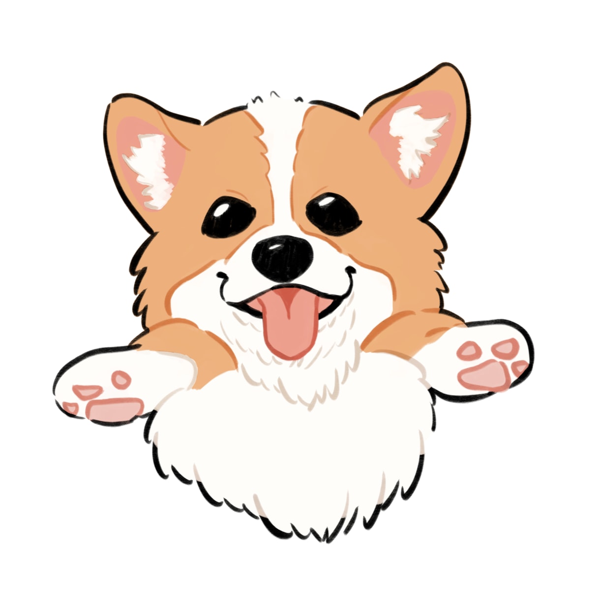 最短1日ネコやワンちゃんのアイコン、柄描けます シンプルでかわいい絵柄です動物好きな方是非 イメージ3