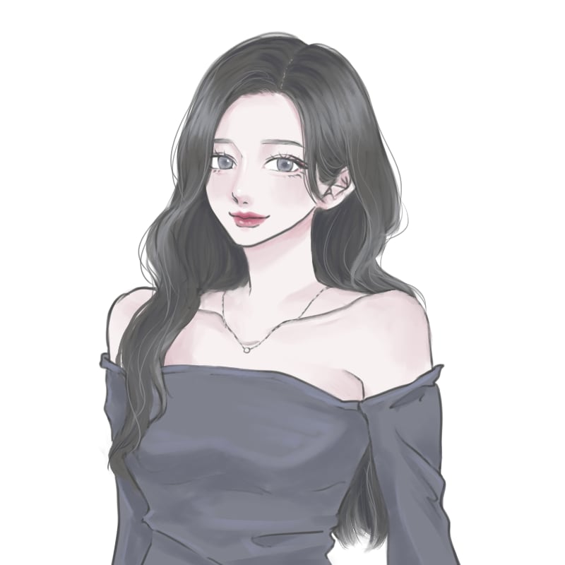 韓国風｜クールで綺麗めな女の子イラスト描きます 可愛いだけじゃ物足りない。ダークなイラストを探している貴方へ イメージ8