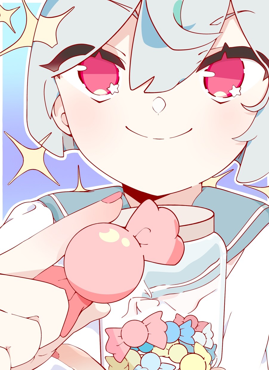 キャラクターデザインをしたり、一枚絵を描きます 女の子描きます。中性的な男の子なら描けます。 イメージ3