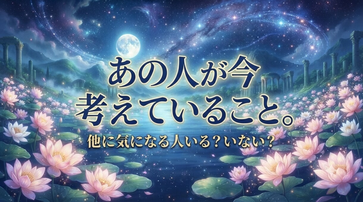 あの人が今考えていることを占います あの人が今考えていること。他に気になる人いる？いない？ イメージ1