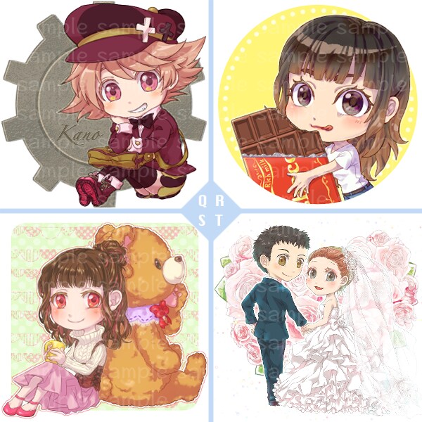 いきいき♪表情のイラストをお描きします 待ち受け、サムネイル、記念イラストなども承ります イメージ10