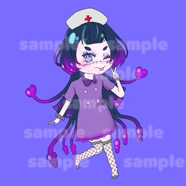 アイコンやIRIAMにも使える!ミニキャラかきます ちいさくて可愛いポップなミニキャラを最速で納品いたします イメージ6