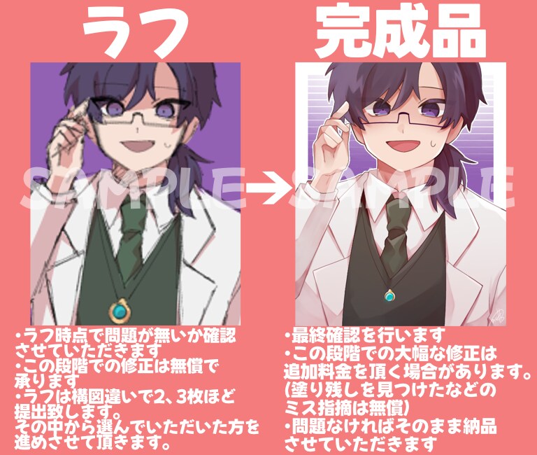 アイコンから立ち絵まで！様々なイラスト作成します 暖かみの感じるイラストを描きます！ イメージ7
