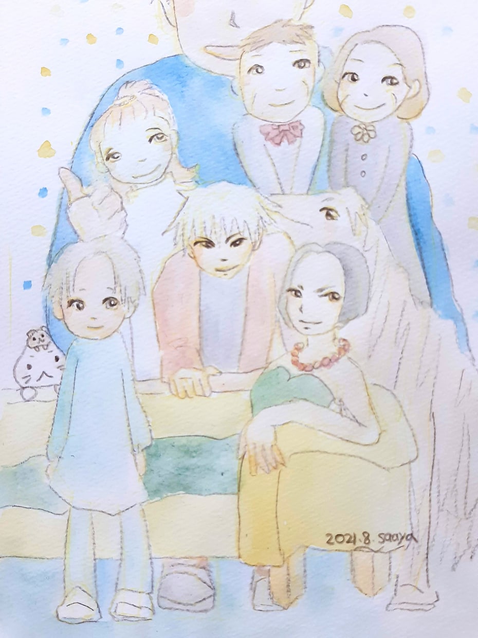 ガーディアンアート♪あなたを見守る守護存在描きます そっと寄りそう守護さんを感じるひととき イメージ6