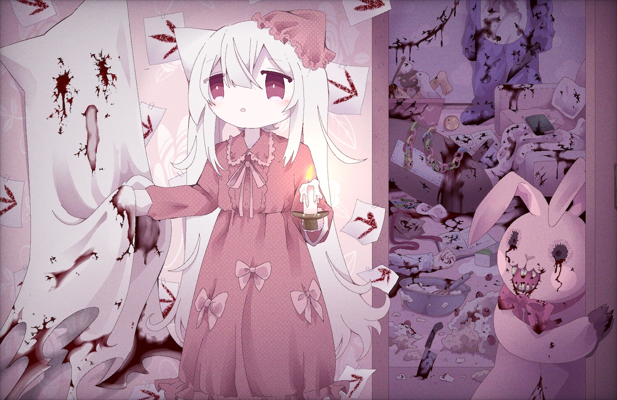 可愛い女の子をお描きします 病み可愛い、ゆる可愛いなどお客様好みのイラストをお届け… イメージ6