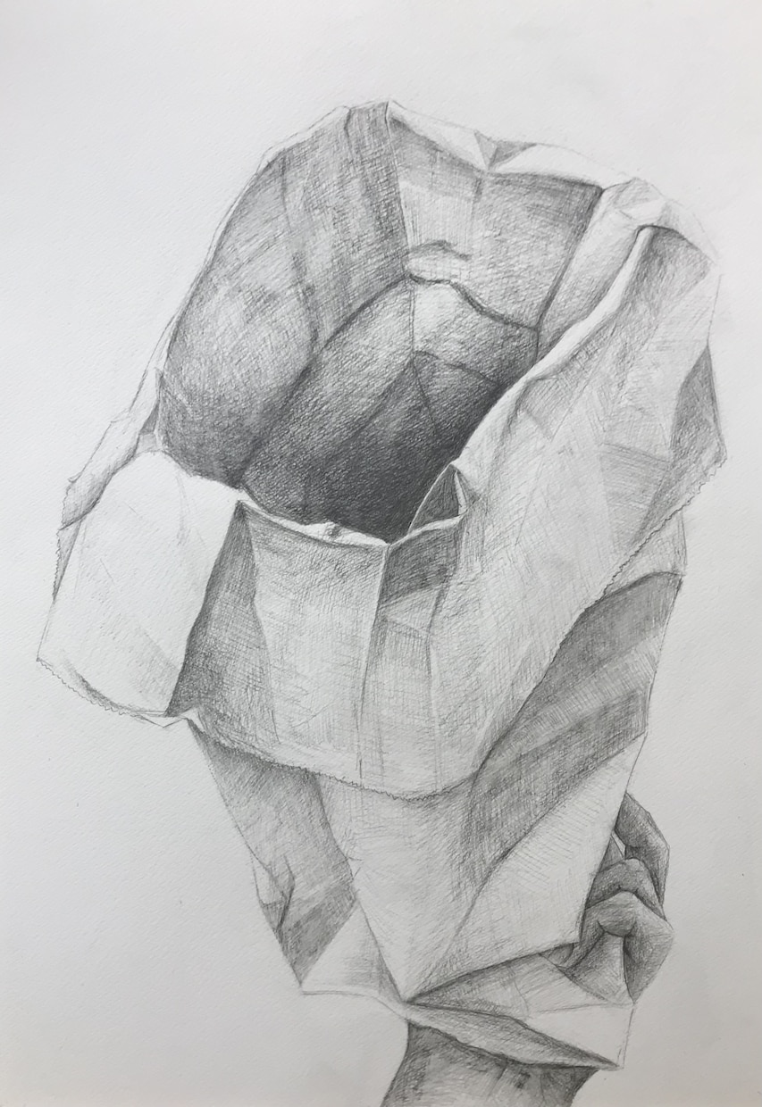 デッサン描きます 人や物を画用紙に鉛筆で描きます イメージ1