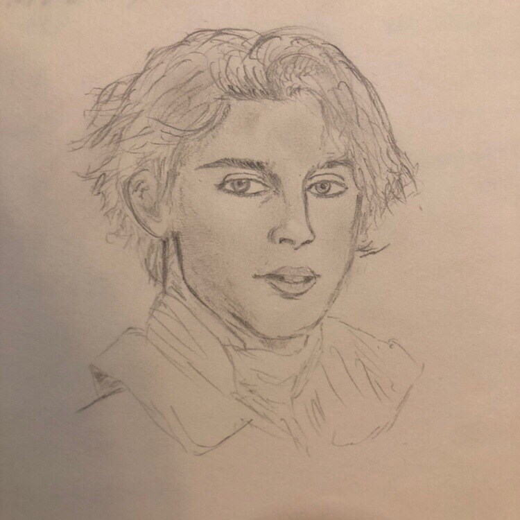 鉛筆でイラスト書きます 芸能人やご依頼主様の鉛筆似顔絵書きます！！ イメージ2