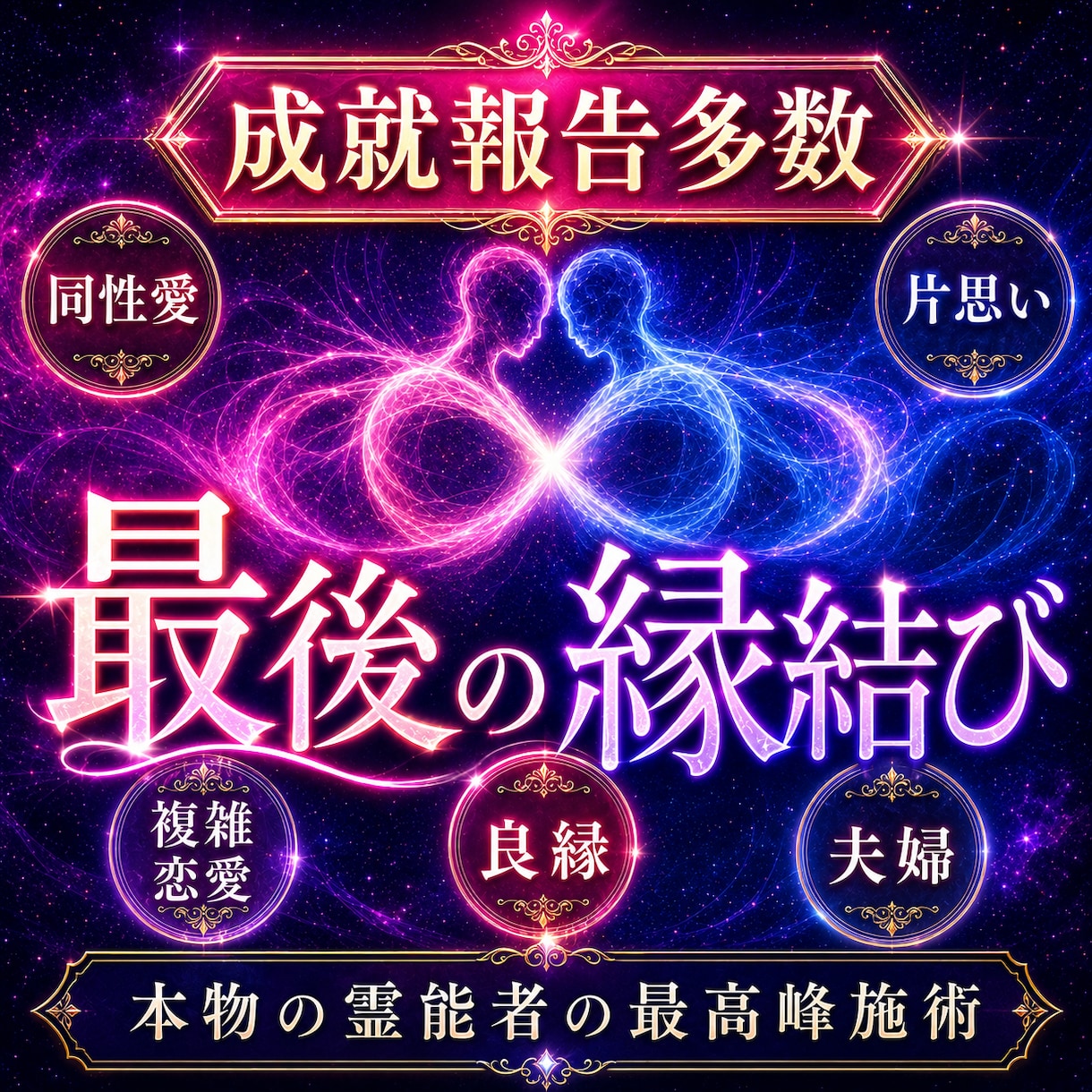 恋愛・片思い・音信不通どんな状況もご縁を結びます 実績数1位！片思い、復縁、同性、良縁、夫婦、全て結びます イメージ6