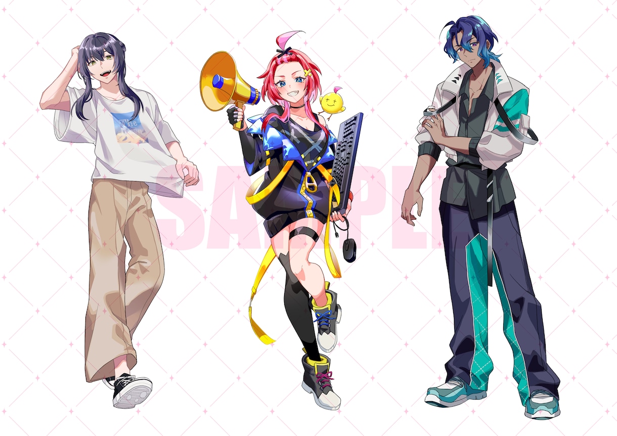 TRPGや配信用に！キャラクター立ち絵を作成します 親しみやすいアニメ塗りで貴方だけの素敵なキャラクターを形に イメージ10
