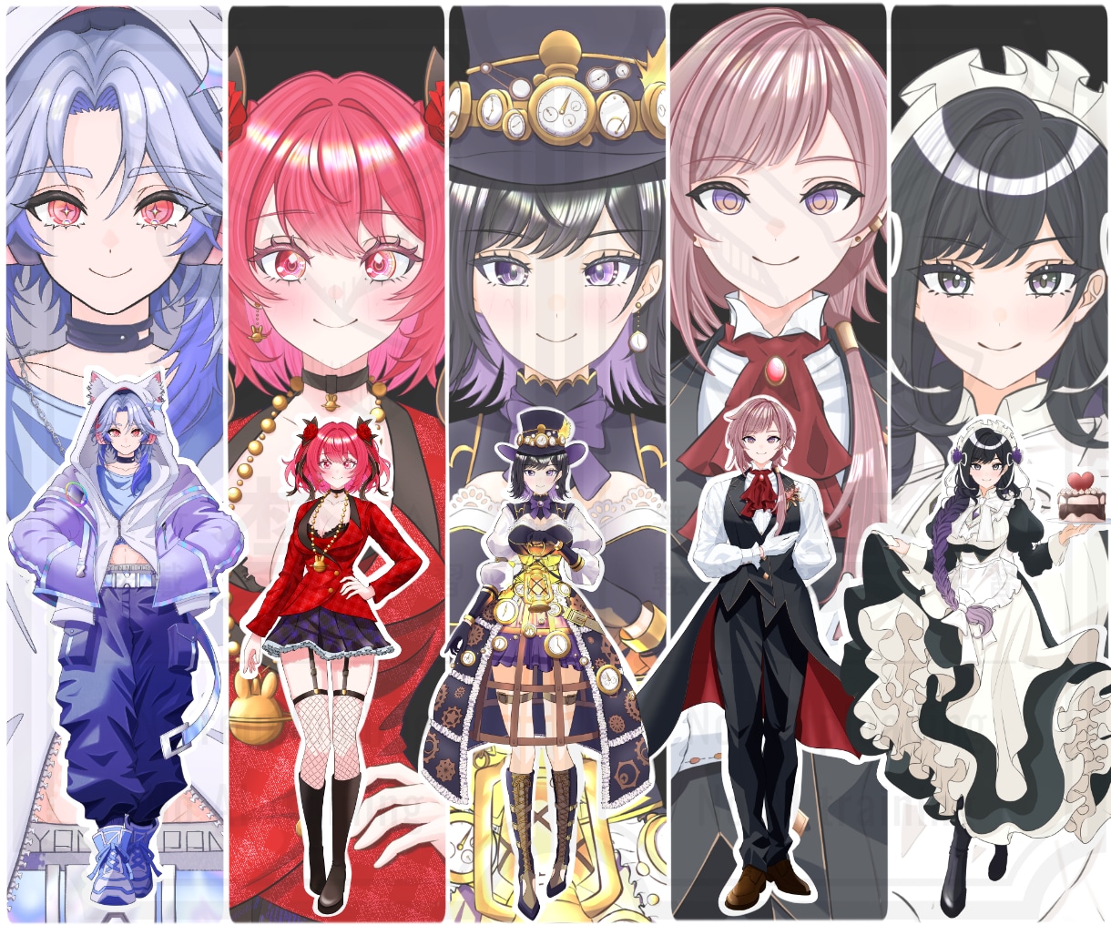 IRIAMやTRPGの立ち絵を描かせていただきます あなたに刺さるイラストを描かせていただきます！ イメージ1