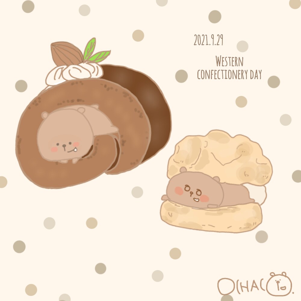 ゆるーいくまのイラスト描きます あなたの生活にも ゆるくま いかがですか(๑･㉨･๑)？ イメージ4