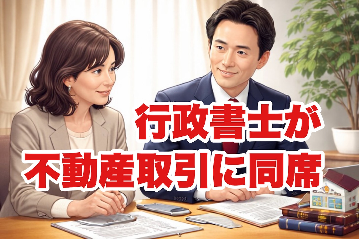 不動産取引など大切な契約にビデオ画面で同席します 国家資格者（行政書士）が大切な場面に寄り添います イメージ1