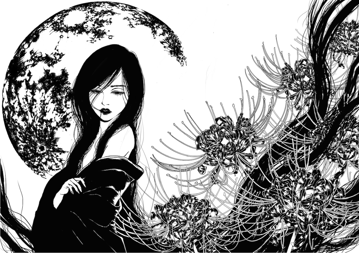 人物線画承ります お写真を元にイラストに起こしています。 イメージ4