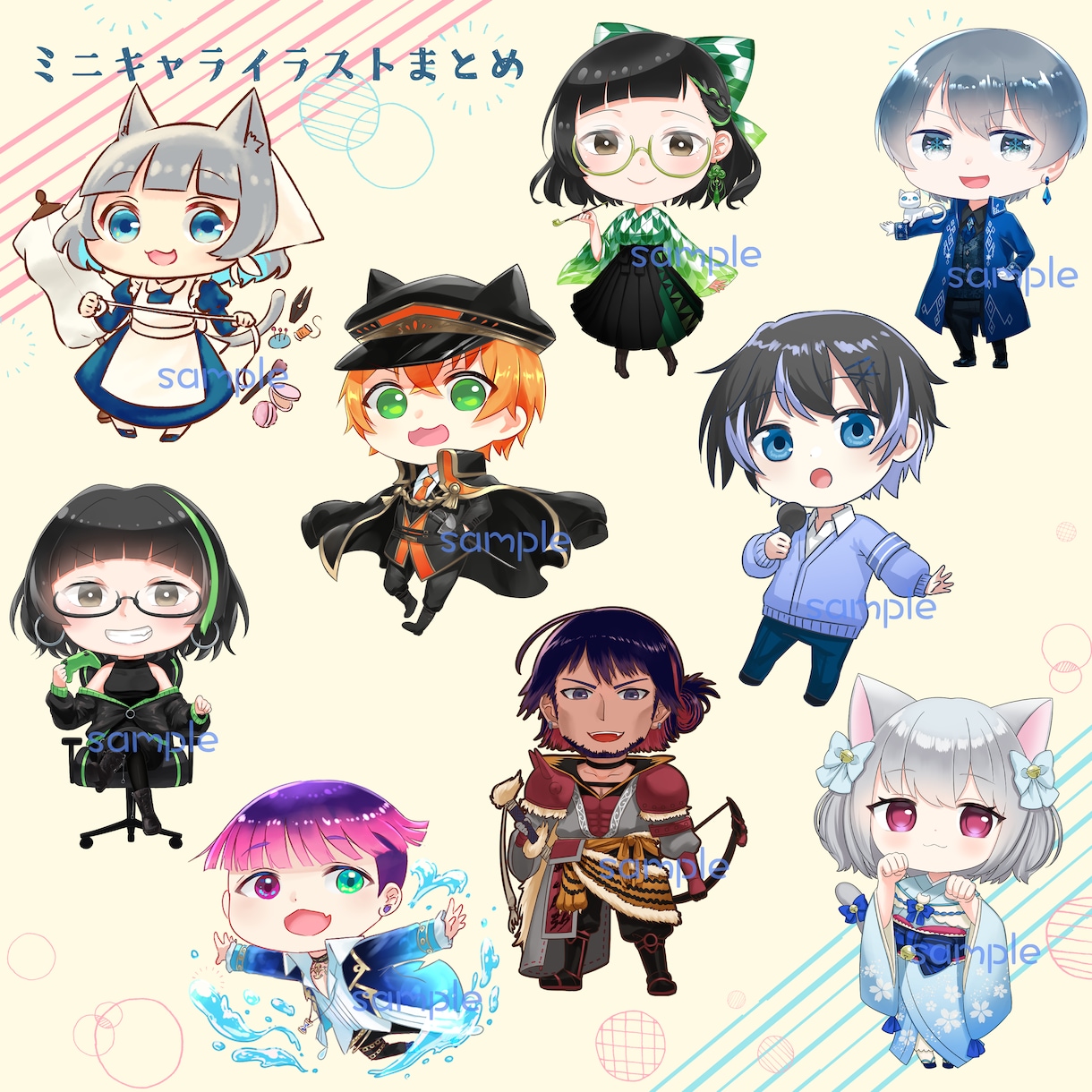 ミニキャラ制作します グッズやイベント返礼品にオススメです！ イメージ8
