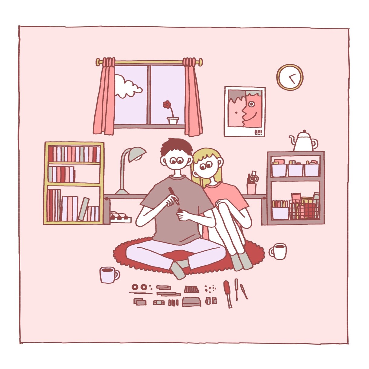 とっておきの絵柄でとっておきの1枚を贈ります ゆるかわレトロPOPに描く最高の1枚をお描きします イメージ5