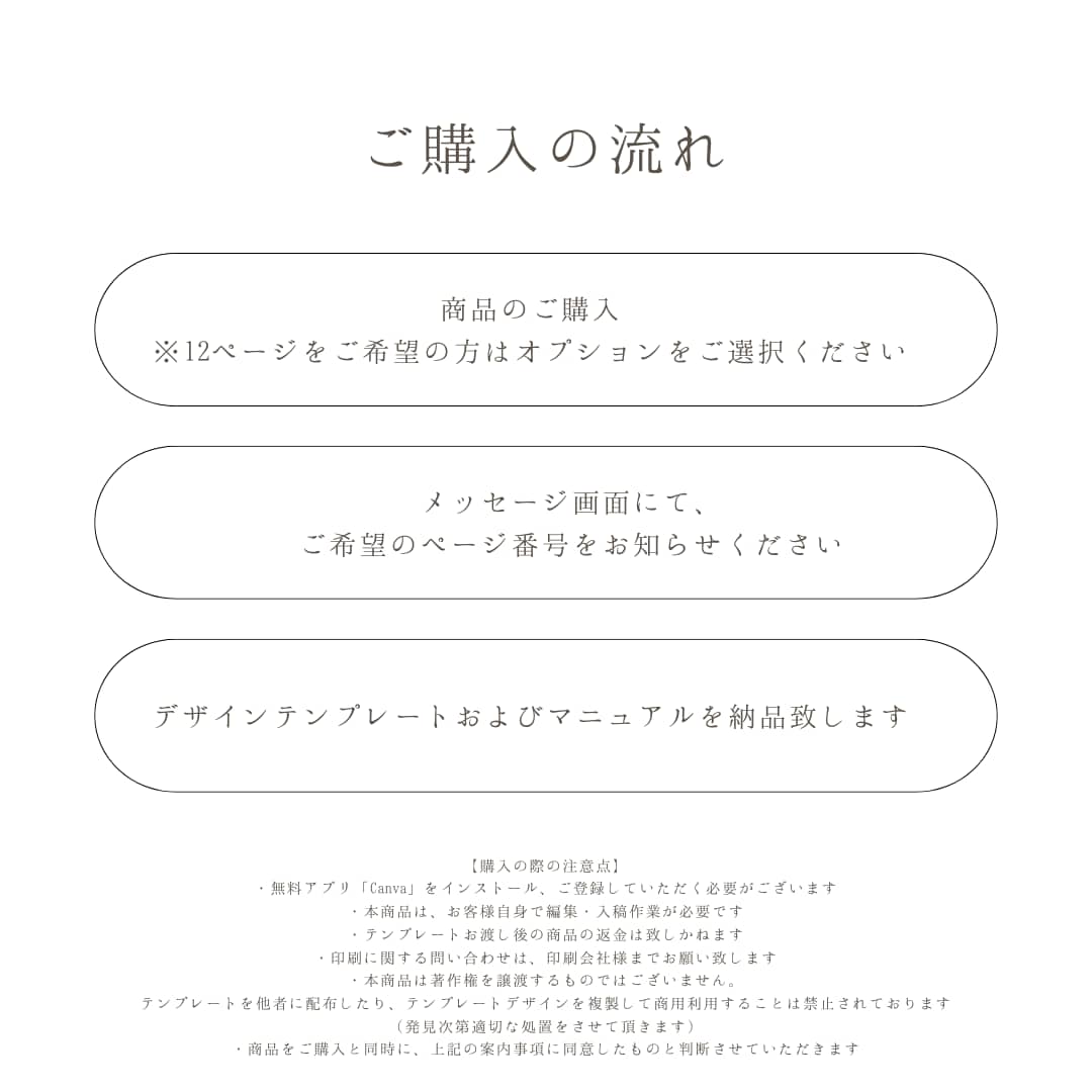資料付簡単！おしゃれなプロフィールブックを作れます プロフィールブック Canvaテンプレ｜席次表入 イメージ2