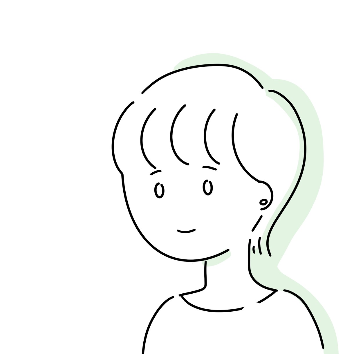 ほのぼのシンプルイラスト線画作成します 文字入れ無料！アイコン、SNSやブログにも使えます。 イメージ2