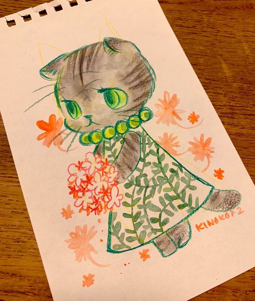 デフォルメ猫ちゃんイラスト描きますニャ！ます 世界でひとつしかないアナログイラストを描きます。 イメージ2