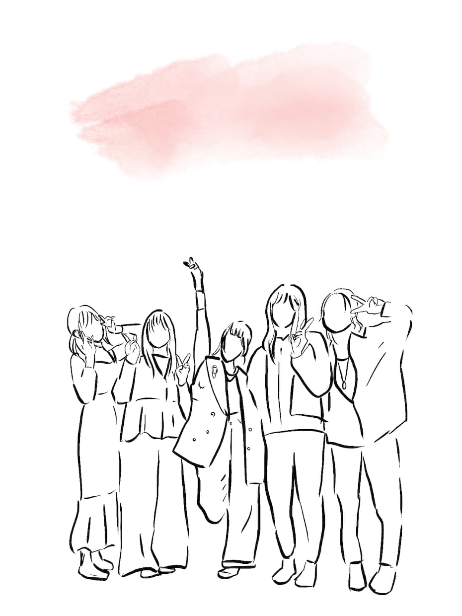 大切な人との時間を、やわらかく形にします やさしいタッチで描くトレースイラスト イメージ3