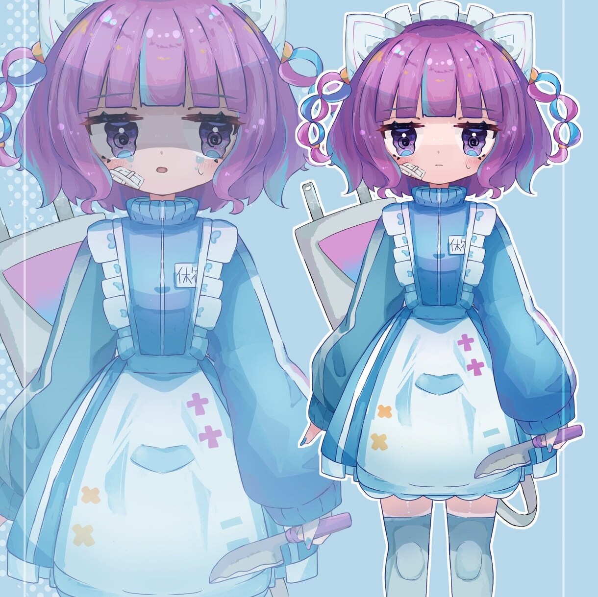 配信用・TRPG用立ち絵描きます かわいい系、サイバー系デザインが得意です！ イメージ4