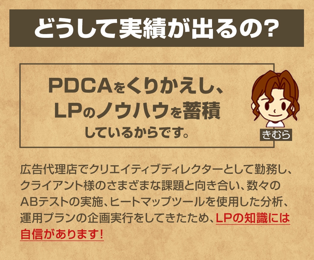 CVRが高い！“売れるLP”構成案からつくります Web広告代理店出身ディレクター兼デザイナーが作ります。 イメージ4