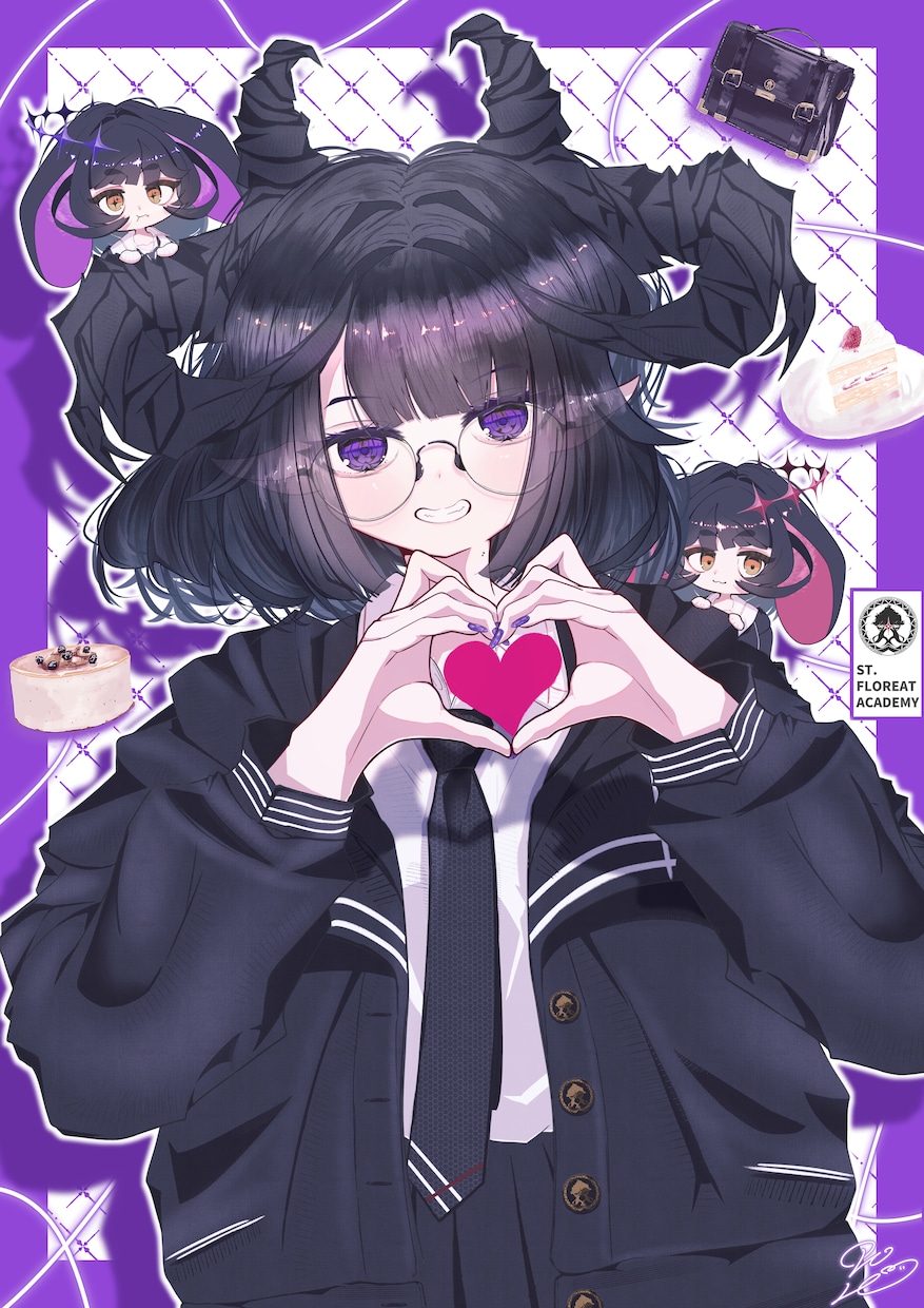 単色背景でもきれいなイラストを目指します キャラクターをカッコよく可愛く見せよう イメージ4