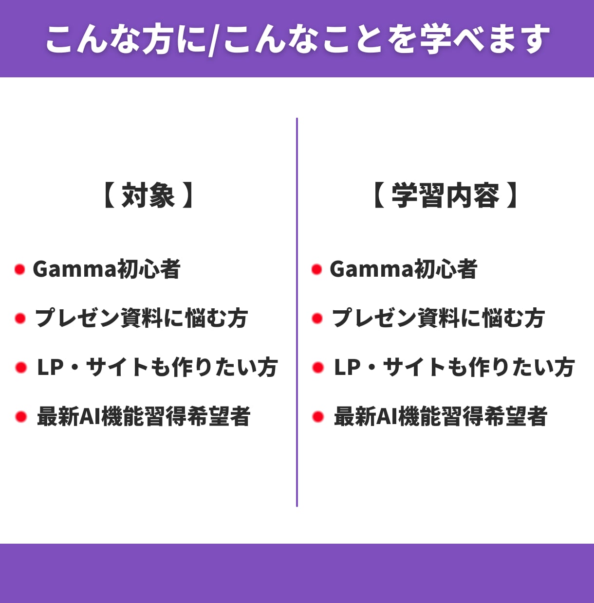 AI歴4年の講師がGammaの使い方を教えます 60分で自分の資料を1本完成｜LP・画像もその場で イメージ2