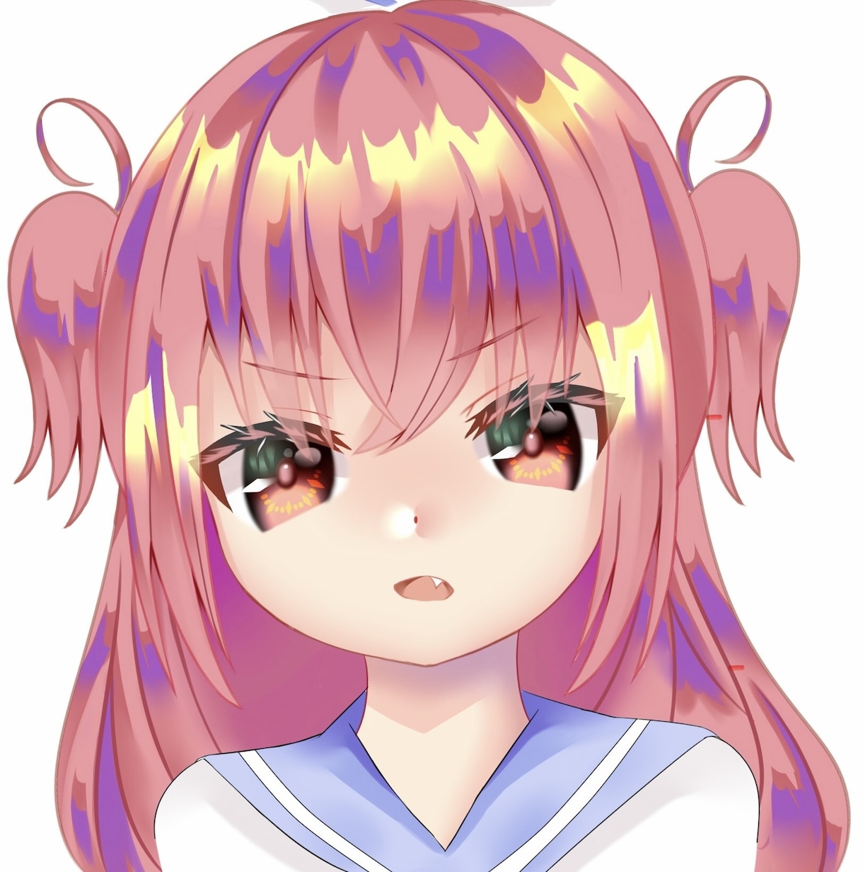 ゆるかわ×透明感！オリジナルSNSアイコン描きます SNS・配信で使えるキラキラ瞳のかわいいアイコンを制作します イメージ1