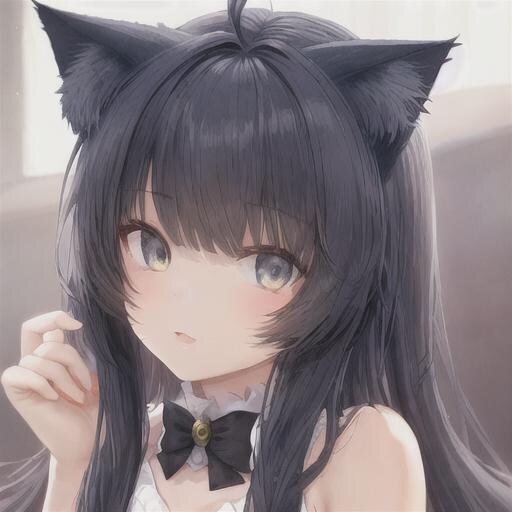 SNSアイコン等◎美少女キャラ(3人分)を描きます 猫耳、天使、制服の美少女キャラが得意です！ イメージ6