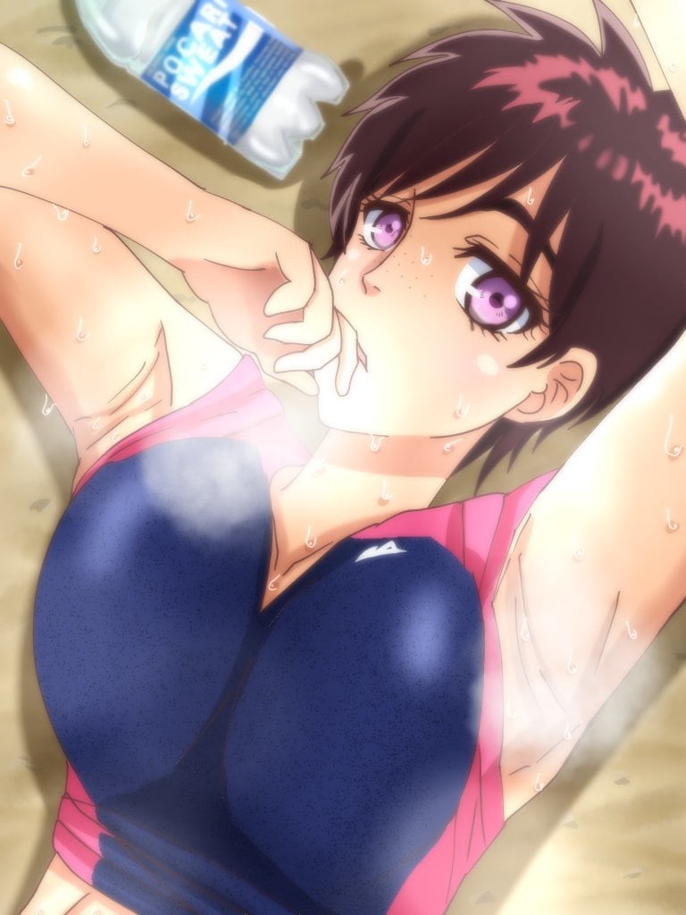 褐色系のキャラクターを描きます 褐色系のスポーツをしてる女性キャラを作成します イメージ1