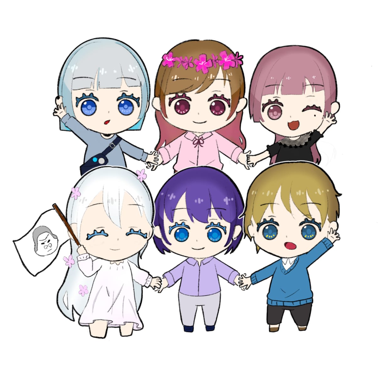 ミニキャライラスト作成します 胸上1000円、全身1500円の格安価格設定！ イメージ3