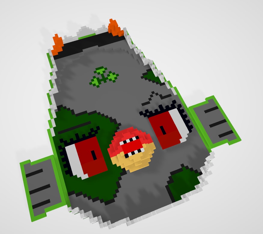 デフォルメ3Dモデル作成します MagicaVoxelでオーダーメイドの3Dモデルを制作 イメージ3