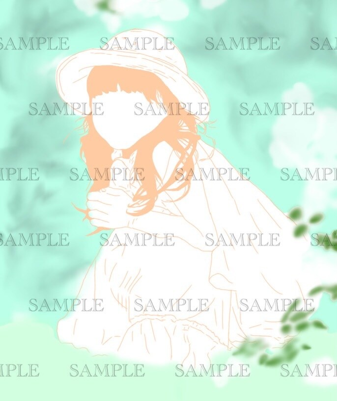 美しい線画アート描きます 初回特別大幅値下げ！！写真のやり取りのみで簡単★ イメージ2