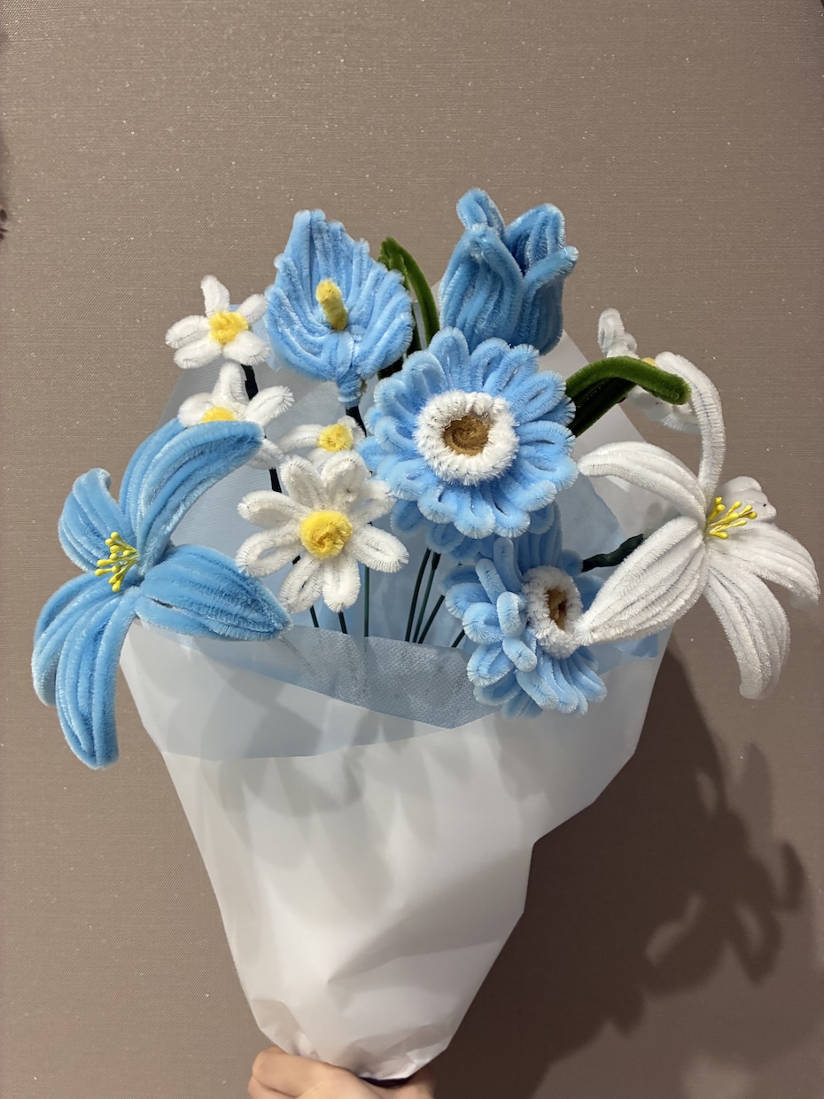 モールフラワーで枯れない花束をつくります モールのお花でお部屋を彩ろう！ イメージ3