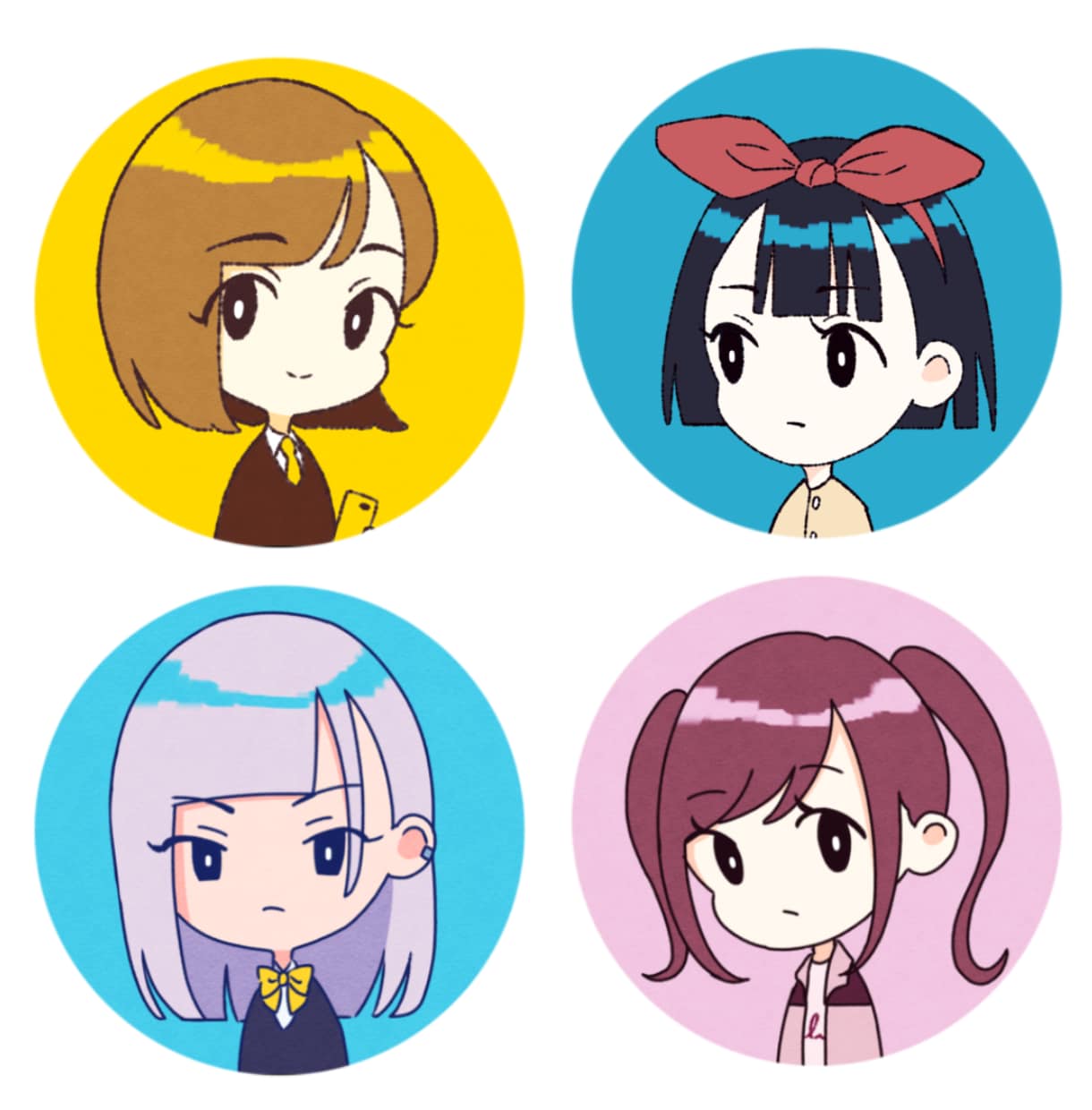 シンプルでかわいいアイコン描きます SNSのアイコンにシンプルなかわいいイラストはどうですか？ イメージ1