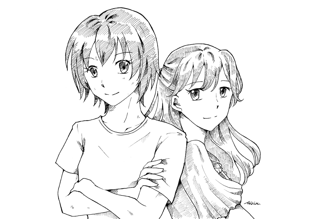 小説の挿絵描きます 【現在　第六文芸様専用となります】 イメージ2