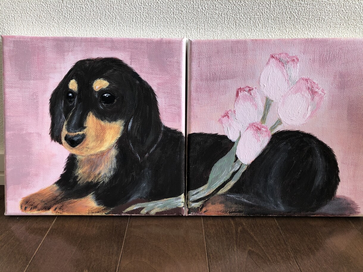 動物やお花の絵画をイキイキと描きます お部屋のインテリアや記念にどうぞ！ イメージ1