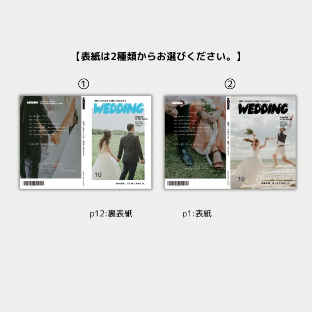 雑誌POPEYE風プロフィールブックが作れます 【Canva対応】結婚式プロフィールブック雑誌風テンプレート イメージ4
