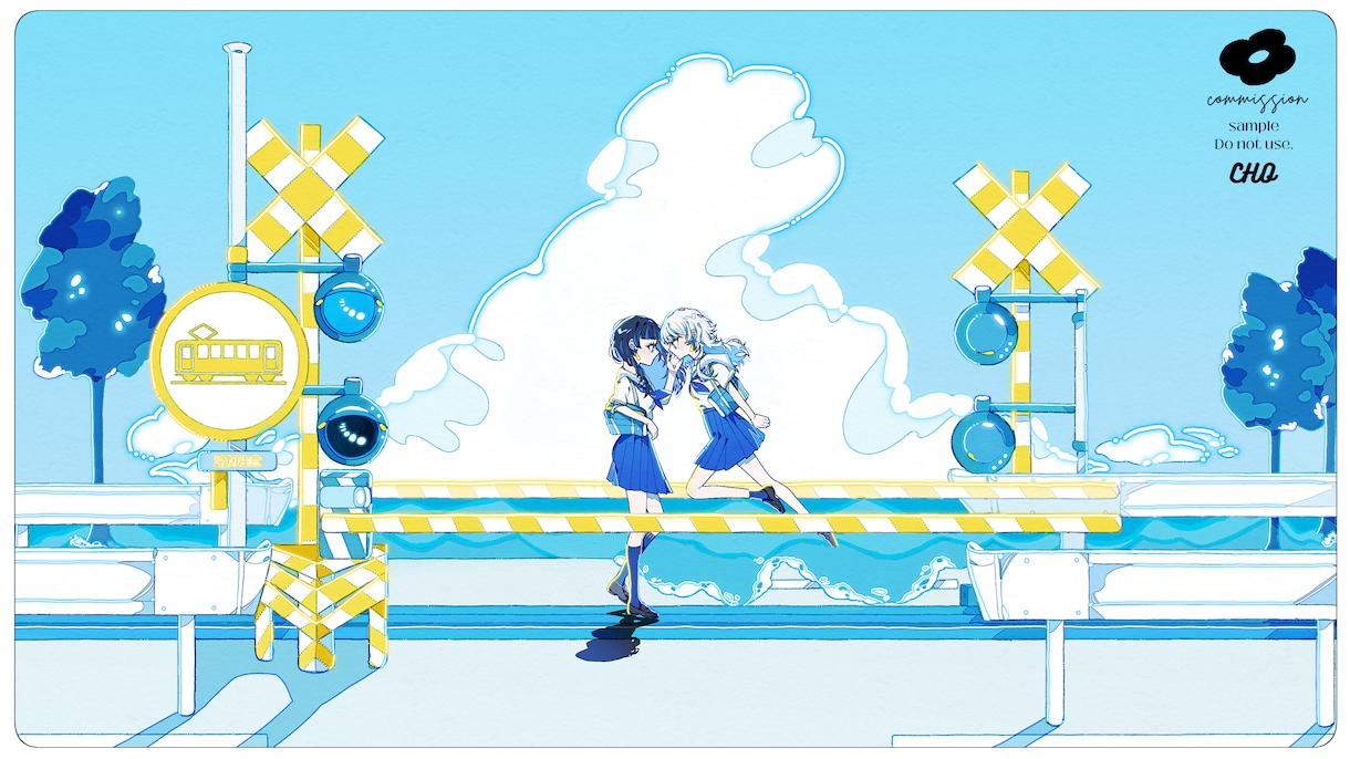 カラフルポップなMV用イラストを描きます オリジナル楽曲MVイラスト、歌ってみた動画サムネイラスト等。 イメージ6