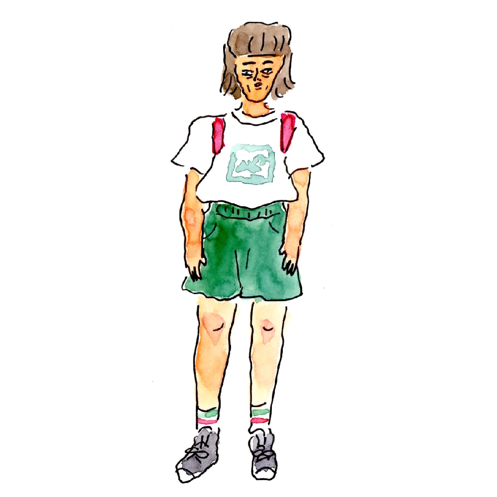 全身、立ち姿をかわいくイラストにします 雑誌などで活躍中のイラストレーターがイラストを描きます イメージ3