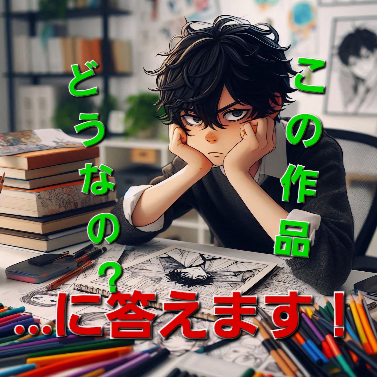 漫画作成時のアドバイスいたします 自作漫画、アイデア等を拝見し、作品展開先に合う意見をご提示！ イメージ1