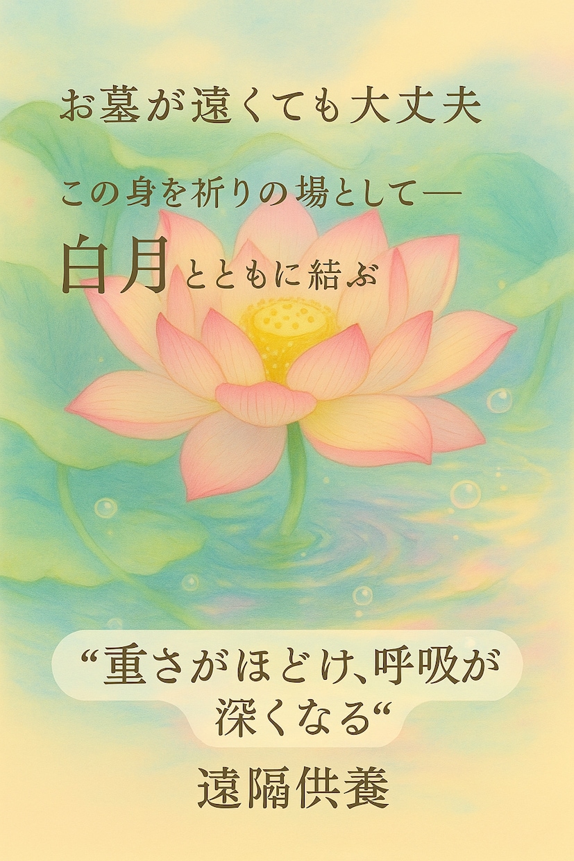ご先祖様やペットさんの魂の供養・昇華致します 霊的な浄化・魂の統合・家系リーディング 「祈り」を具現化 イメージ3