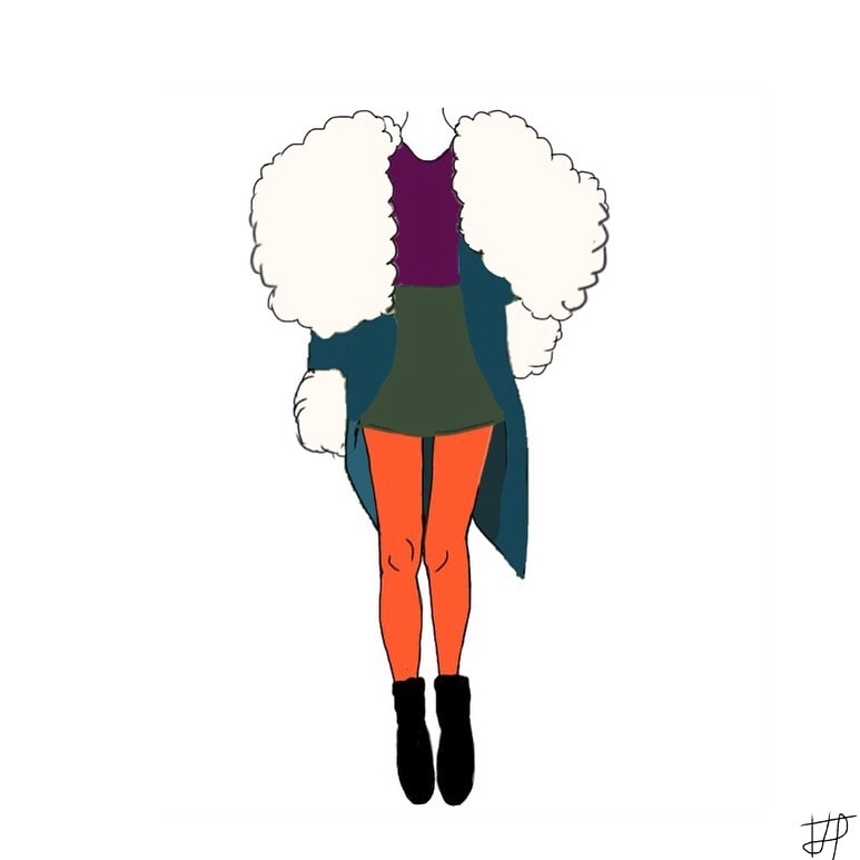 お気に入りの全身をイラストにします 洋服が好きな方、おしゃれが好きな方におすすめ！ イメージ2